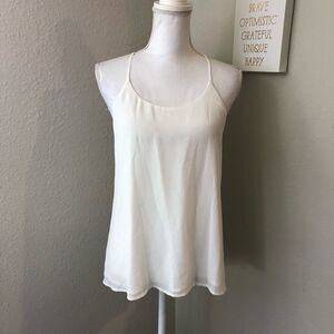 Naked Zebra White Tank